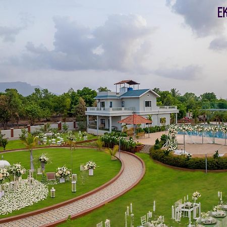 Ekostay Gold Palm Estate I Cricket Turf I Rain Dance I 2 Acre Property Карджат Экстерьер фото